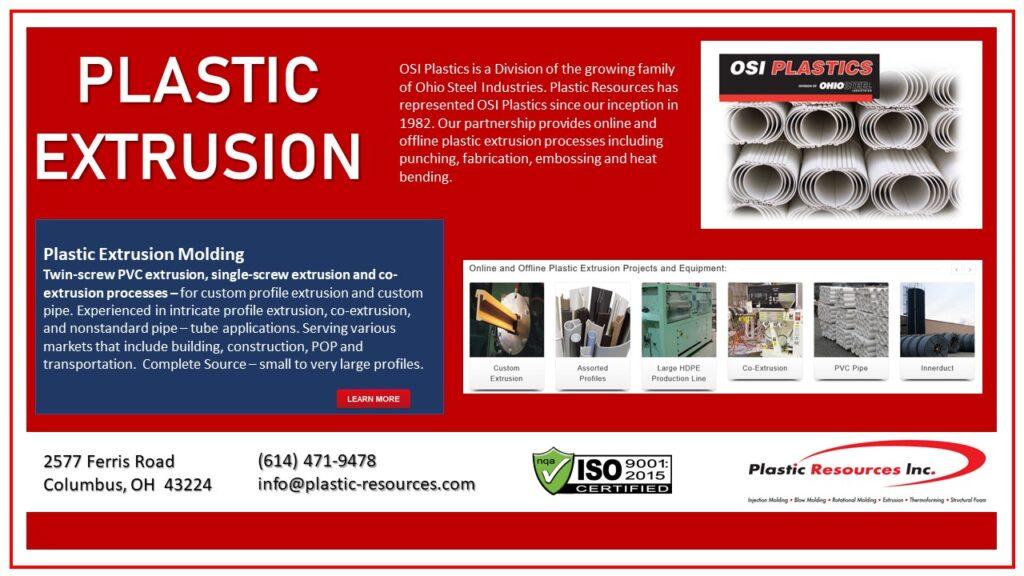 Plastic Extrusion infographic